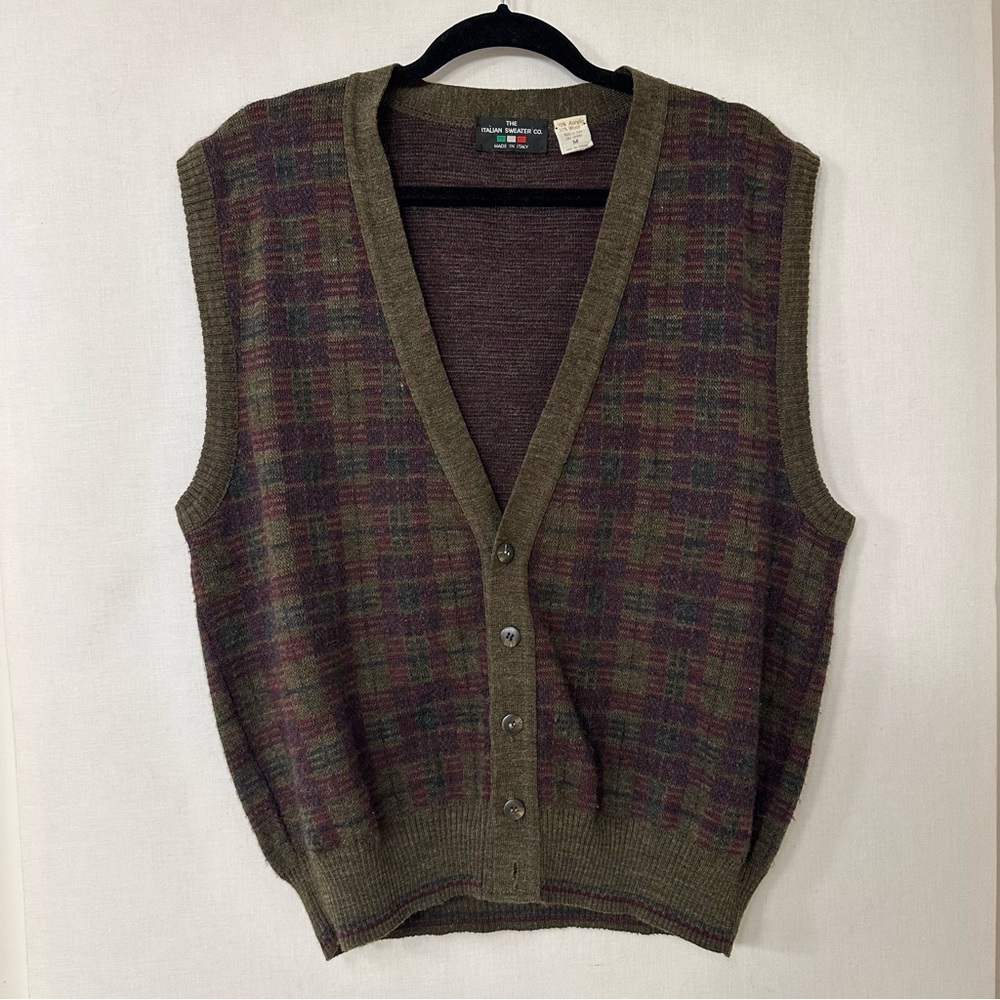 Vintage Woolrich Plaid Sweater Vest
